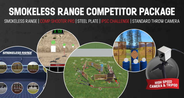 Laser Ammo Competitor Simulator Combo Package Short-Throw Camera Mid