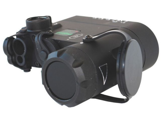 Demo Steiner Laser Devices Dual Beam Aiming Laser w/ Green Visible Laser IR Pointer IR Illuminator Black - Steiner