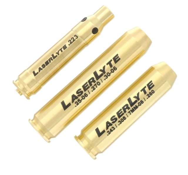LaserLyte Laser Sight Trainer Rifle Cartrige .30-06 Springfield .223 Remington .308 Winchester Brass CB-L368 - Laserlyte