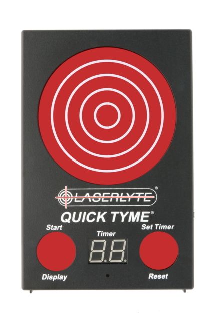USED LaserLyte Quick Tyme Trainer Target AA Battery High-Impact ABS Polymer Gray TLB-QDM - Laserlyte