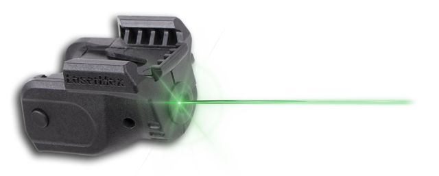 LaserMax Lightning Rail Mounted Laser Sight GripSense Activation 5mW Green Laser Black