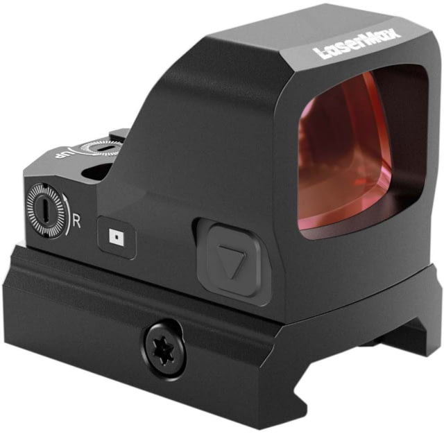 LaserMax Micro Reflex Red Dot Sight 4 MOA Red Dot Matte Black - Lasermax