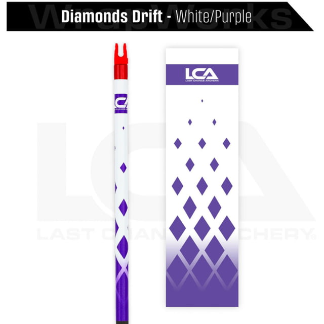 Last Chance WrapWorks Stock Diamonds Drift White/Purple Precision Flex L-Series 1503385