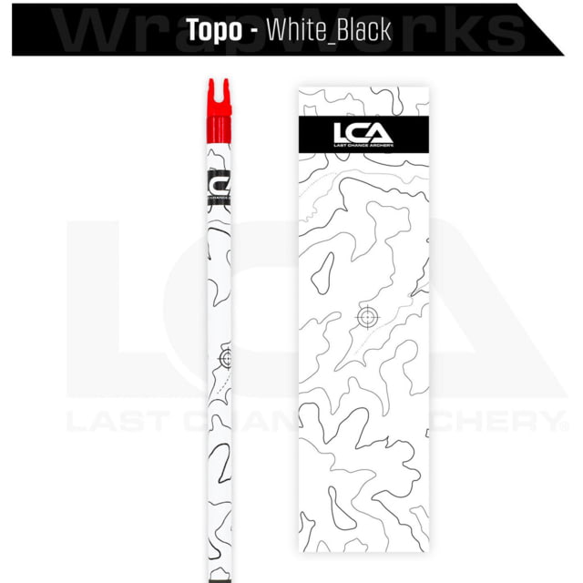 Last Chance WrapWorks Stock Topo White/Black Precision Flex L-Series 1503397