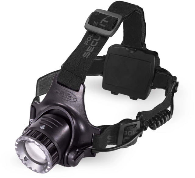 Lb Marketing  Long Throw Headlamp Black Aluminum LED 470 Lumens 500 Meters - Police Security Flashlights