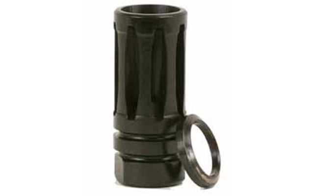 LBE Unlimited AR15 308WIN Birdcage Style Flash Hider with Crush Washer Black