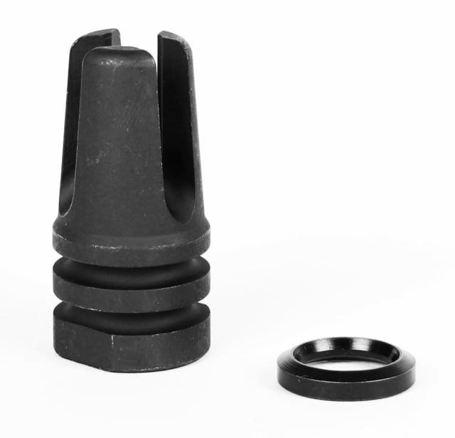 LBE Unlimited  Three Prong Flash Hider 5.56x45mm NATO 1/2-28 Tpi Black