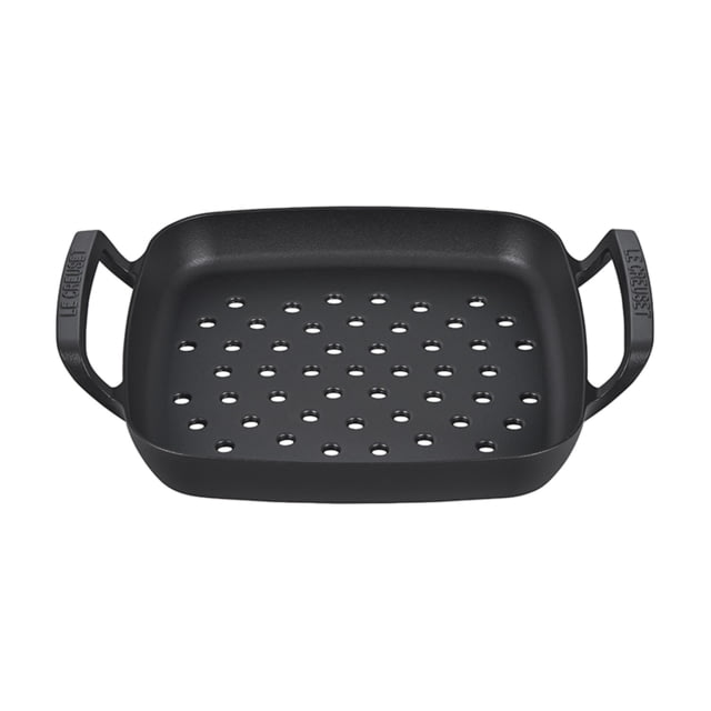 Le Creuset Alpine Outdoor Collection Square Grill Basket Matt Black