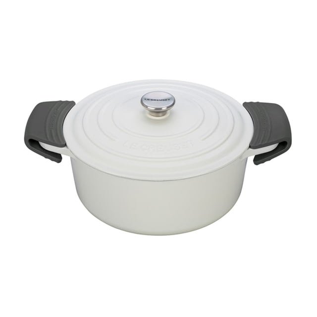 Le Creuset Silicone Pot Grips Set Oyster 5x2 1/2in