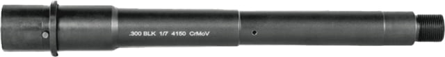Lead & Steel AR-15 .300 AAC Blackout Threaded AR Barrel 10in Medium Pistol Length 1-7 Twist 5/8x24 Nitride Black - Lead & Steel