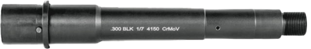 Lead & Steel AR-15 .300 AAC Blackout Threaded AR Barrel 5in Medium Micro Length 1-5 Twist 5/8x24 Nitride Black - Lead & Steel