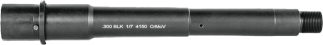 Lead & Steel AR-15 .300 AAC Blackout Threaded AR Barrel 8in Medium Pistol Length 1-7 Twist 5/8x24 Nitride Black - Lead & Steel