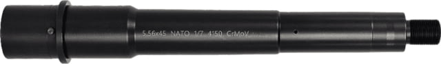 Lead & Steel AR-15 5.56mm Threaded AR Barrel 5in Medium Micro Length 1-5 Twist 1/2x28 Nitride Black - Lead & Steel