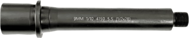 Lead & Steel AR-9 9mm Threaded Barrel 5.5in Straight Blowback 1-10 Twist 1/2x28 Black - Lead & Steel