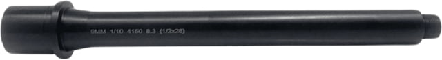 Lead & Steel AR-9 9mm Threaded Barrel 8.3in Straight Blowback 1-10 Twist 1/2x28 Black - Lead & Steel