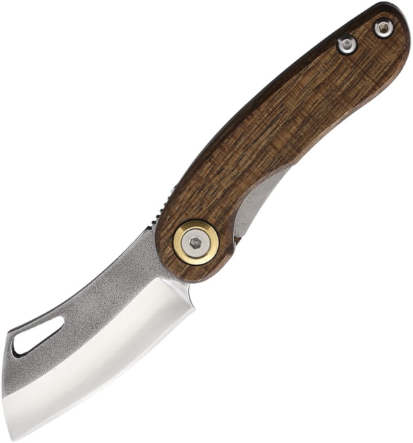 Leader Knives Fuga Folding Knife 3.63in Closed 2.5in 4116 Stainless Blade Walnut Handle