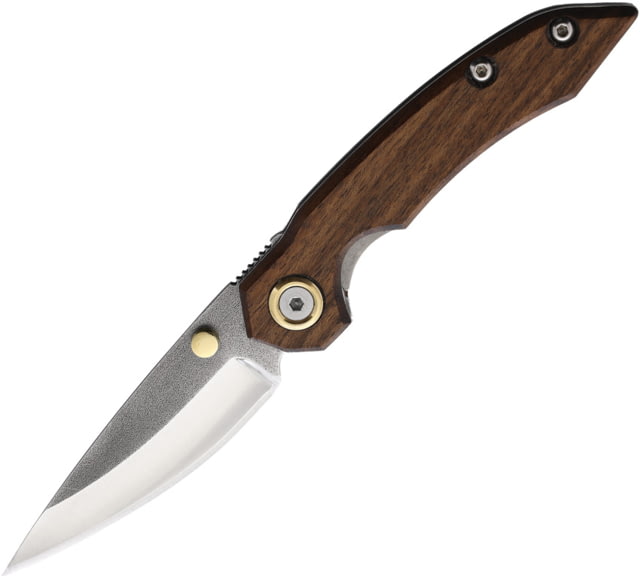 Leader Knives Fuga Folding Knife 4.25in Closed 3.25in 4116 Stainless Blade Walnut Handle