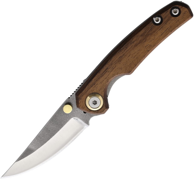 Leader Knives Fuga Folding Knife 3.88in Closed 2.88in 4116 Stainless Blade Walnut Handle