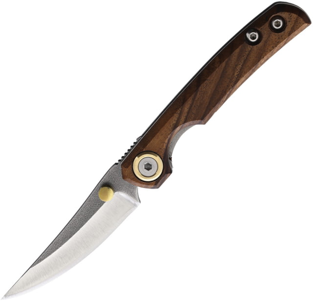 Leader Knives Fuga Folding Knife 3.75in Closed 2.75in 4116 Stainless Blade Walnut Handle