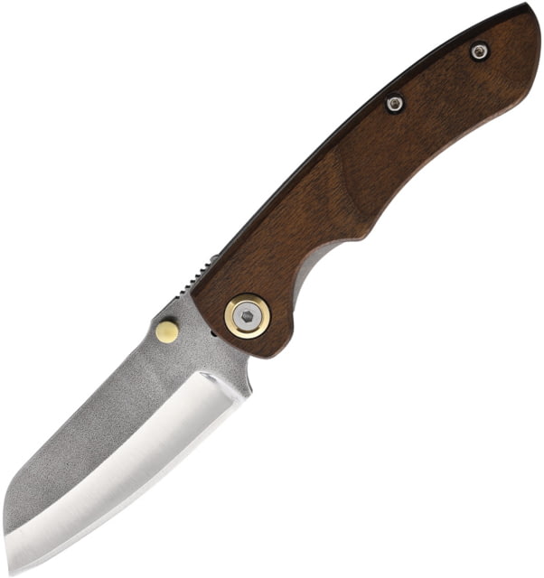 Leader Knives Fuga Folding Knife 4.75in Closed 3.5in 4116 Stainless Blade Walnut Handle