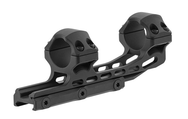 Leapers UTG ACCU-SYNC 1in High Profile 50mm Offset Picatinny Rings Black - Leapers Utg