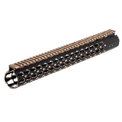 UTG Pro M-LOK AR15 15in Super Slim Rail Black / Bronze 2-Tone - Utg Pro