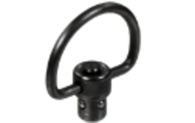 Leapers UTG Push Button QD Sling Swivel 1.25in C-Shape Loop Black - Leapers Utg