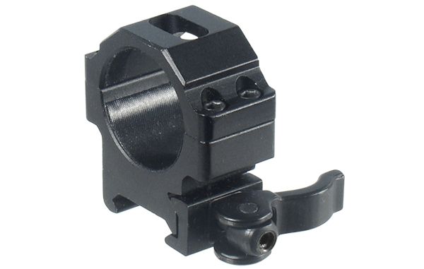 USED Leapers UTG MAX STRENGTH 30mm Low Profile QD Scope Rings 22mm Width Black  EDEMO9 Used Condition Like New - Leapers Utg