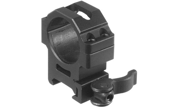 EDEMO Leapers UTG MAX STRENGTH 30mm Medium Profile QD Scope Rings 22mm Width Black  EDEMO9 Used Condition Fair - Leapers Utg