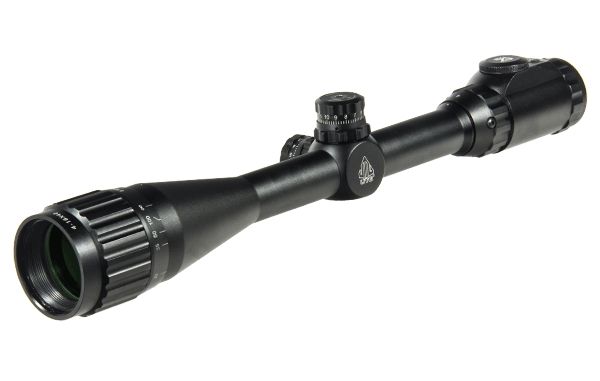 Leapers UTG Hunter Scope 0mm 1in Tube AO 36-color Mil-dot Reticle Black - Leapers Utg