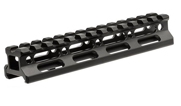 Leapers UTG Super Slim Picatinny Riser Mount 0.75in Height 13 Slots Black - Leapers Utg