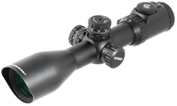 USED Leapers UTG Compact Rifle Scope 4-16x44mm 30mm Tube AO 36-color Mil-dot Reticle Black SCP3-UM416AOIEW - Leapers Utg
