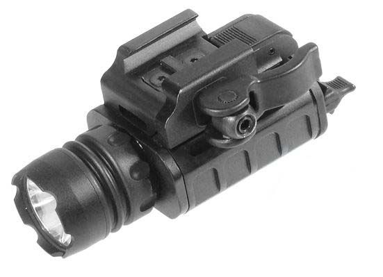 Leapers UTG Compact LED Weapon Light 400 Lumen QD Lever Lock Black - Leapers Utg