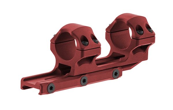 UTG Pro ACCU-SYNC 1in Medium Profile 34mm Offset Picatinny Rings Red - Utg Pro