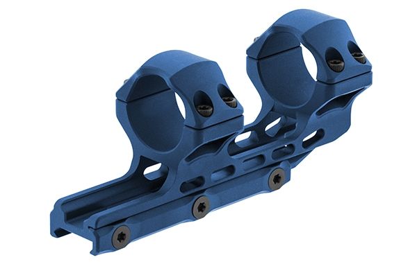 Leapers UTG ACCU-SYNC 30mm High Profile 34mm Offset Picatinny Rings Blue - Leapers Utg