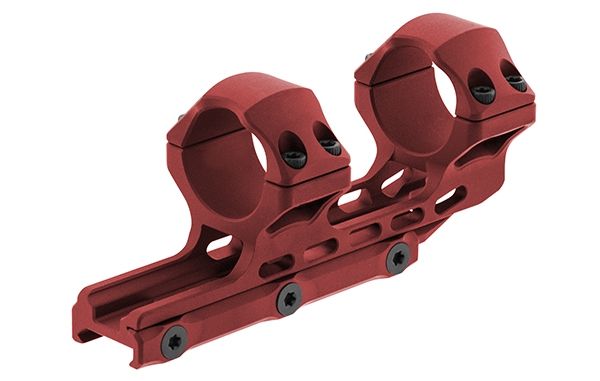 Leapers UTG ACCU-SYNC 30mm High Profile 34mm Offset Picatinny Rings Red - Leapers Utg