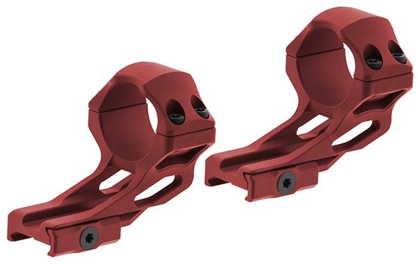 UTG Pro ACCU-SYNC 30mm High Profile 37mm Offset Picatinny Rings Red - Utg Pro