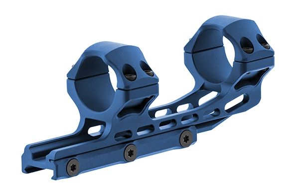 UTG Pro ACCU-SYNC 30mm High Profile 50mm Offset Picatinny Rings Blue - Utg Pro
