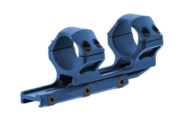 UTG Pro ACCU-SYNC 30mm Medium Profile 34mm Offset Picatinny Rings Blue - Utg Pro
