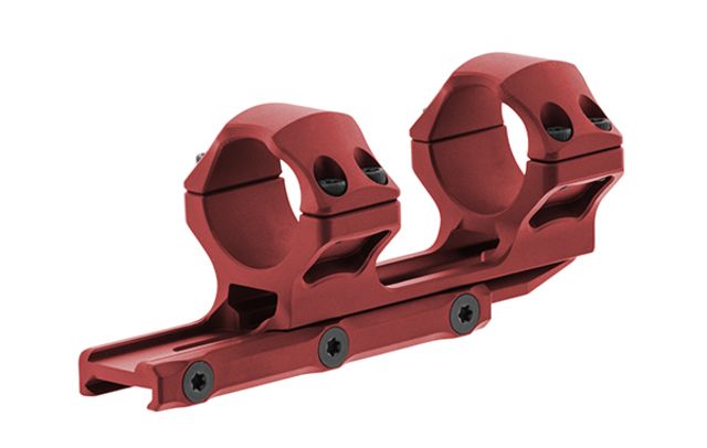 UTG Pro ACCU-SYNC 30mm Medium Profile 34mm Offset Picatinny Rings Red - Utg Pro