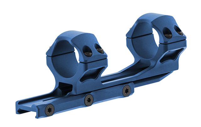 UTG Pro ACCU-SYNC 30mm Medium Profile 50mm Offset Picatinny Rings Blue - Utg Pro