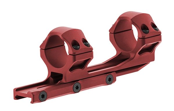 UTG Pro ACCU-SYNC 30mm Medium Profile 50mm Offset Picatinny Rings Red - Utg Pro