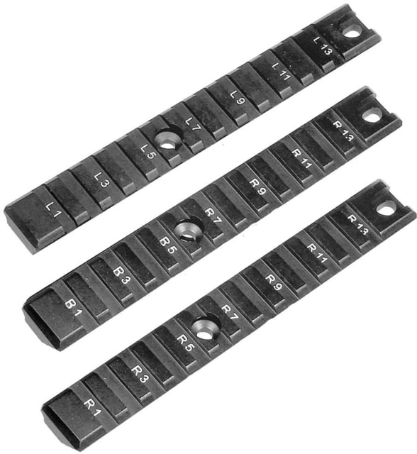 Leapers UTG G36 Picatinny Rail Set 3-piece Long Black - Leapers Utg