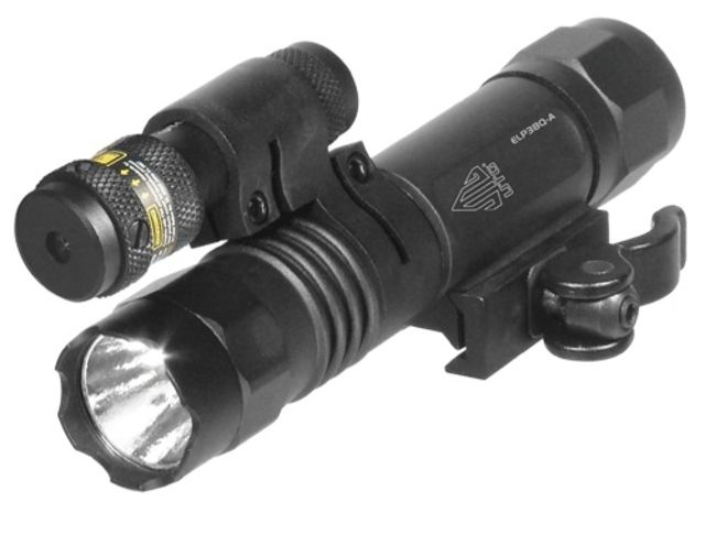 USED Leapers UTG Light/Red Laser Combo 400 Lumen Integral Mount Black LT-ELP38Q-A - Leapers Utg