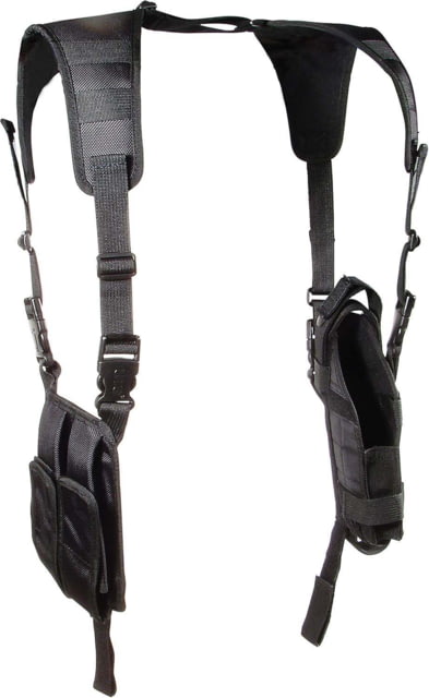 Leapers UTG Law Enforcement Vertical Shoulder Holster Heckler & Koch MP5/Uzi Submachine Gun Synthetic Ambidextrous Black - Leapers Utg