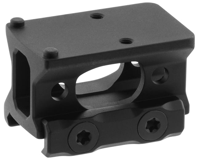 Leapers UTG Picatinny Optic Mount Red Dot Mount RMR Footprint Lower 1/3 Co-Witness Anodized Finish Black - Leapers Utg