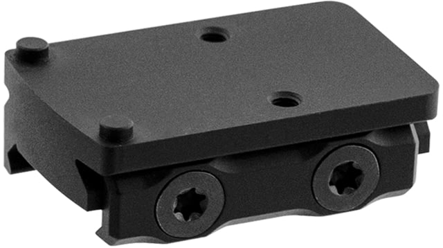 Leapers UTG Picatinny Optic Mount Red Dot Mount Fits Picatinny Rail RMR Footprint Anodized Finish Black Low Profile Height - Leapers Utg