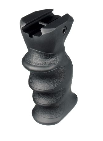 USED Leapers UTG Ambidextrous Combat Foregrip Symmetric Contour Black RB-FGRP172B EDEMO6 Used Condition Fair - Leapers UTG