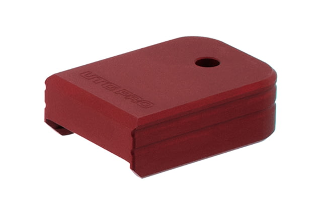 UTG Pro +0 Base Pad Glock Small Frame Matte Red Aluminum - Utg Pro