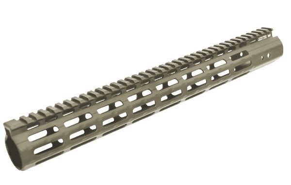 UTG Pro M-LOK AR15 15in Free Float Handguard FDE Cerakote - Utg Pro